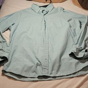 Light green casual button up